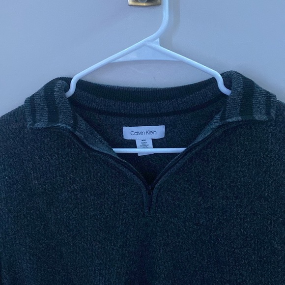 Mens Calvin Klein Turtle Neck Zipper Sweater Size M - Picture 5 of 7